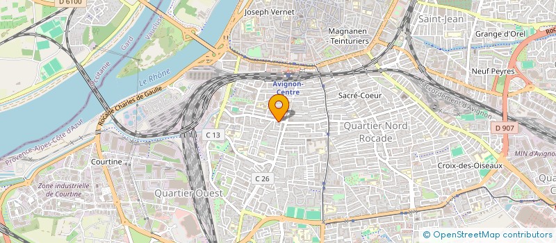 localisation de l'entreprise L'ATELIER DE LA VIOLETTE  AVIGNON