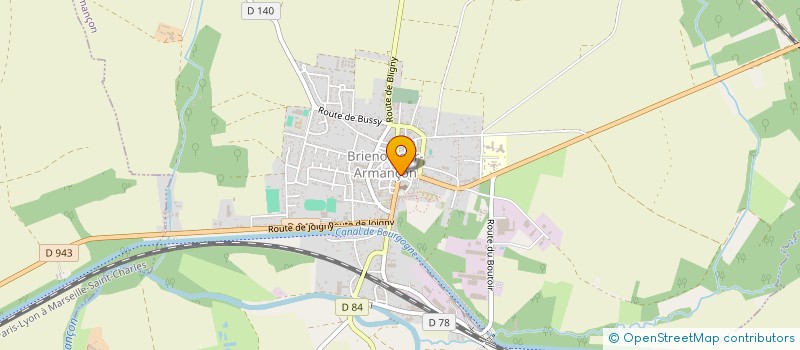 localisation de l'entreprise L'ATELIER DE LAURA à BRIENON-SUR-ARMANCON