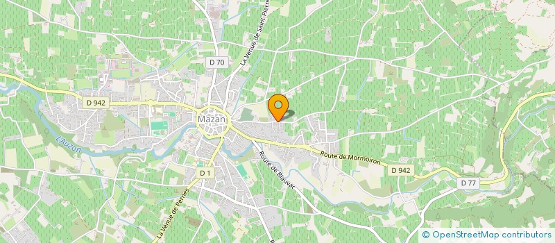 localisation de l'entreprise L'ATELIER DE LAURA  MAZAN