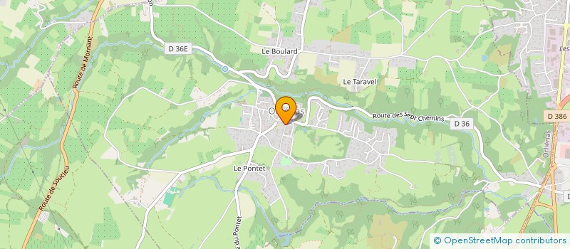 localisation de l'entreprise L'ATELIER DE LAURINE  VERNAISON