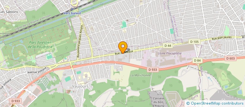 localisation de l'entreprise L'ATELIER DE LEA  VAUJOURS