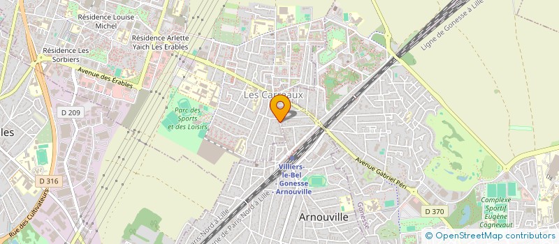 localisation de l'entreprise L'ATELIER DE LEO ET YOANN  VILLIERS-LE-BEL