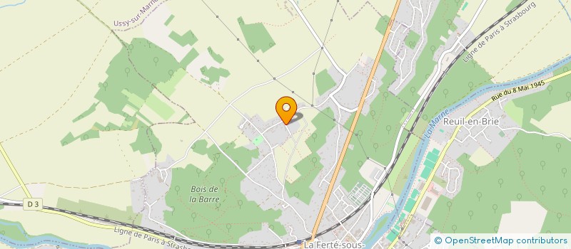 localisation de l'entreprise L'ATELIER DE LOANNE à LA FERTE-SOUS-JOUARRE