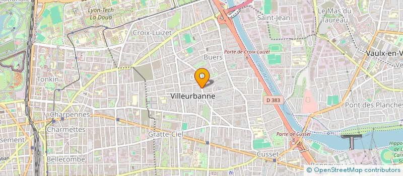 localisation de l'entreprise L ATELIER DE LOUISE  VILLEURBANNE