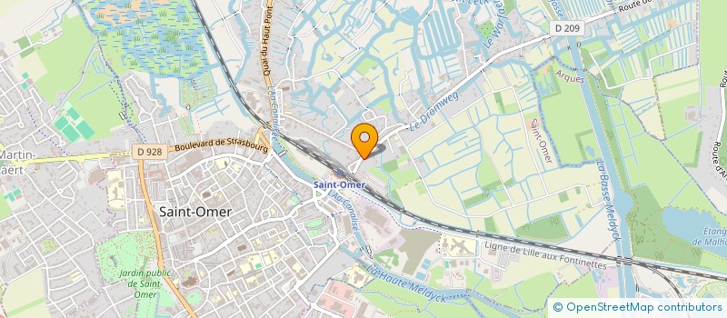 localisation de l'entreprise L'ATELIER DE LUCIE  SAINT-OMER