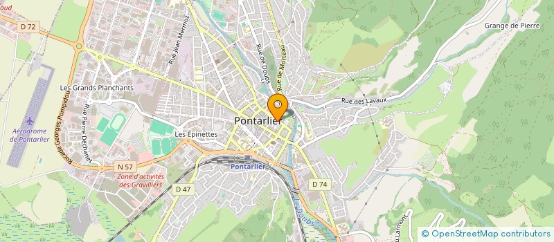 localisation de l'entreprise L'ATELIER DE LUCILE à PONTARLIER