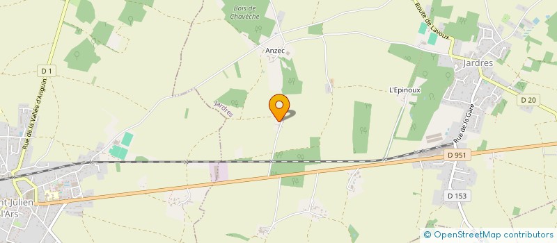 localisation de l'entreprise L'ATELIER DE LUGET  JARDRES