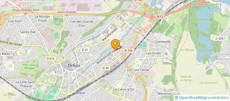 localisation de l'entreprise L ATELIER DE MACON à DREUX