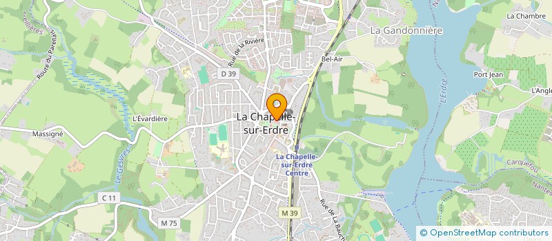 localisation de l'entreprise L'ATELIER DE MARGOT  LA CHAPELLE-SUR-ERDRE
