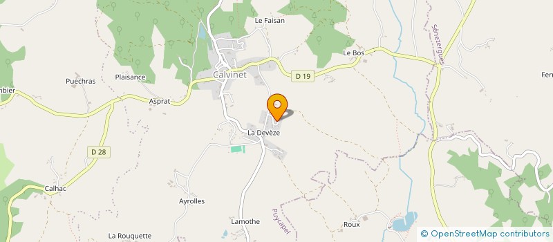 localisation de l'entreprise L'ATELIER DE MARGUELZE'ARTS à PUYCAPEL