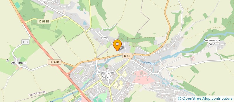 localisation de l'entreprise L'ATELIER DE MARION à MAGNY-EN-VEXIN