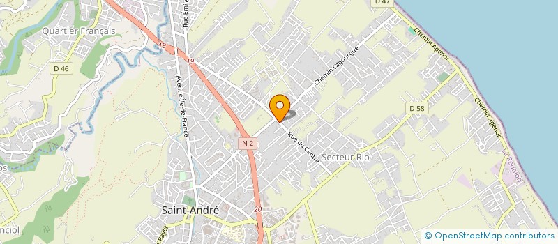localisation de l'entreprise L'ATELIER DE MARTIAL à SAINT-ANDRE