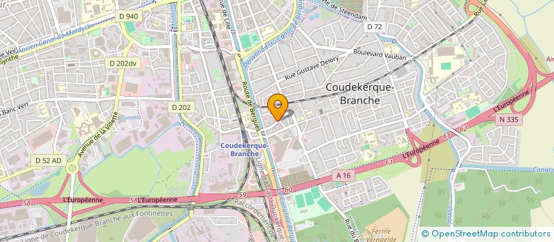 localisation de l'entreprise L'ATELIER DE MATHILDE  COUDEKERQUE-BRANCHE