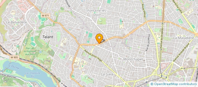 localisation de l'entreprise L'ATELIER DE MELODIE à DIJON