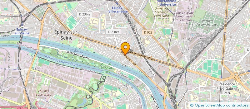 localisation de l'entreprise L'ATELIER DE MINA à EPINAY-SUR-SEINE