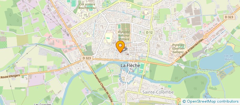 localisation de l'entreprise L'ATELIER DE MONSIEUR LE FLEURISTE BY NJ  LA FLECHE