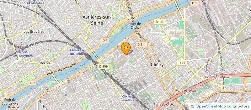 localisation de l'entreprise L'ATELIER DE MOSAIQUE à CLICHY