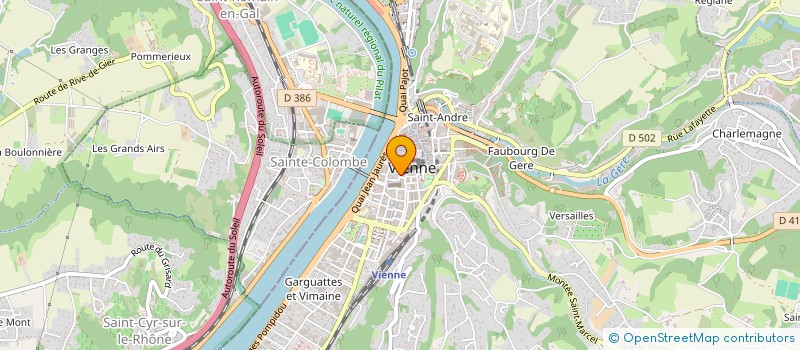 localisation de l'entreprise L'ATELIER DE MUSIQUE à VIENNE