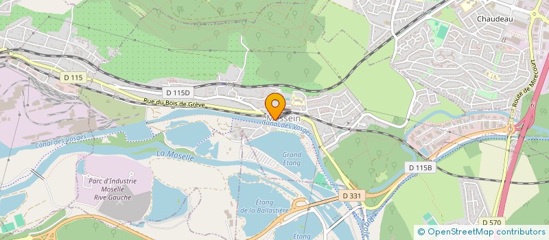 localisation de l'entreprise L'ATELIER DE NADEGE  MESSEIN