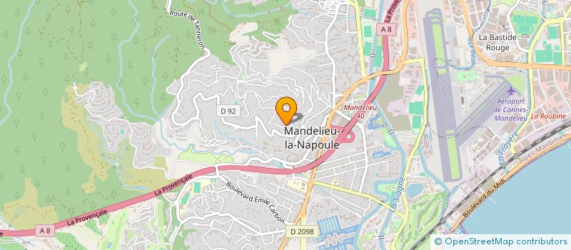 localisation de l'entreprise L'ATELIER DE NAKO  MANDELIEU-LA-NAPOULE