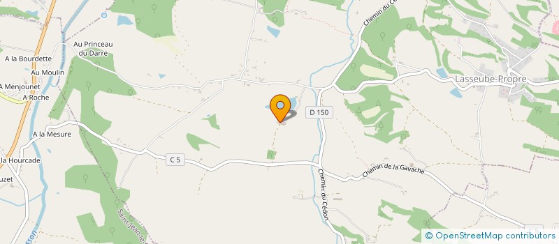 localisation de l'entreprise L'ATELIER DE NAROQUES  LASSEUBE-PROPRE