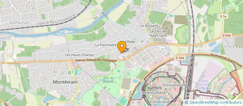 localisation de l'entreprise L'ATELIER DE PAIX à MAGNY-LE-HONGRE