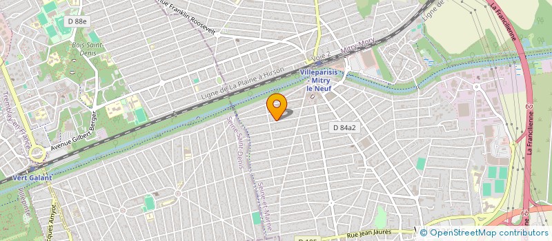 localisation de l'entreprise L'ATELIER DE PARIS à VILLEPARISIS