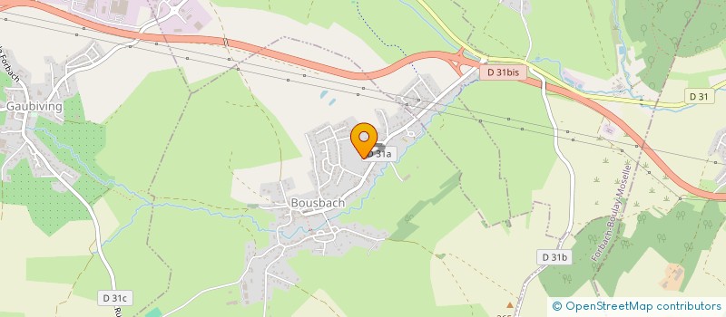 localisation de l'entreprise L'ATELIER DE PATCHWORK  BOUSBACH