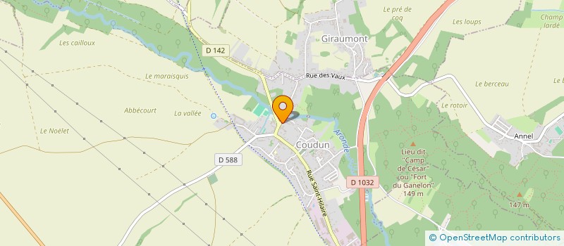 localisation de l'entreprise L'ATELIER DE PAUL ET ROSE  LE MEUX