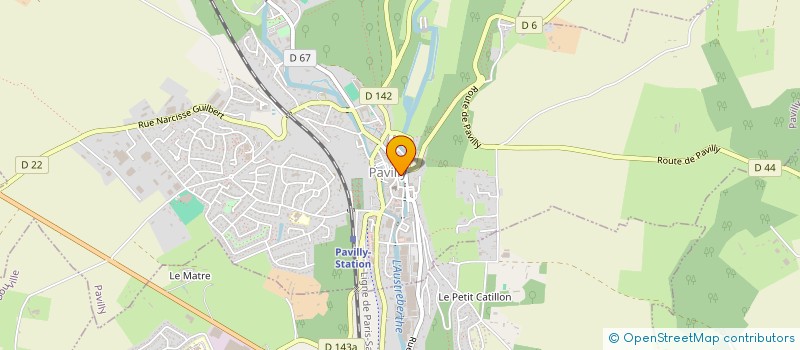 localisation de l'entreprise L'ATELIER DE PAVILLY à PAVILLY