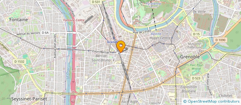 localisation de l'entreprise L'ATELIER DE PEINTURE  GRENOBLE