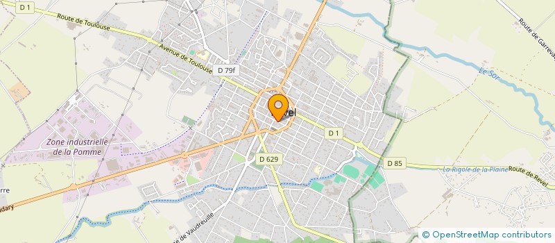 localisation de l'entreprise L ATELIER DE PHILOMELE  REVEL