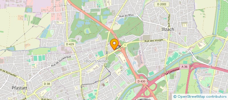 localisation de l'entreprise L ATELIER DE PINA  MULHOUSE