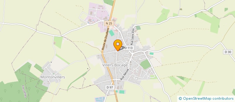 localisation de l'entreprise L'ATELIER DE POTERIE à VILLERS-BOCAGE