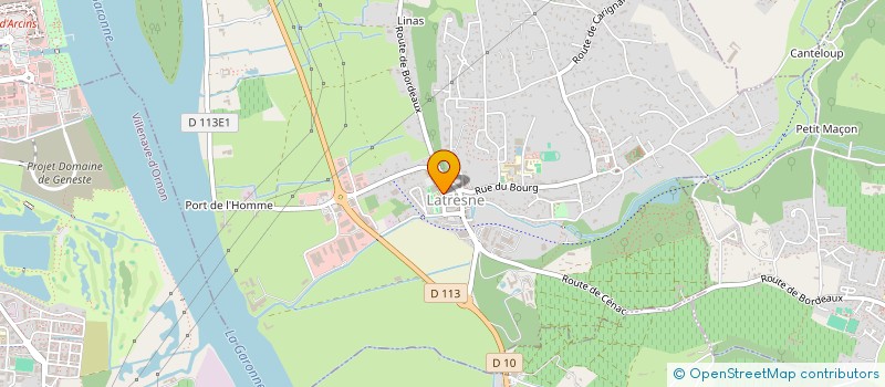 localisation de l'entreprise L'ATELIER DE POTERIE à LATRESNE