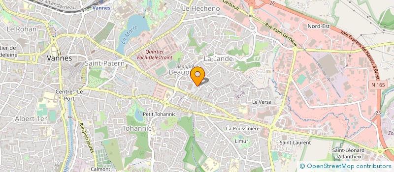 localisation de l'entreprise L'ATELIER DE PUBLICITE à VANNES