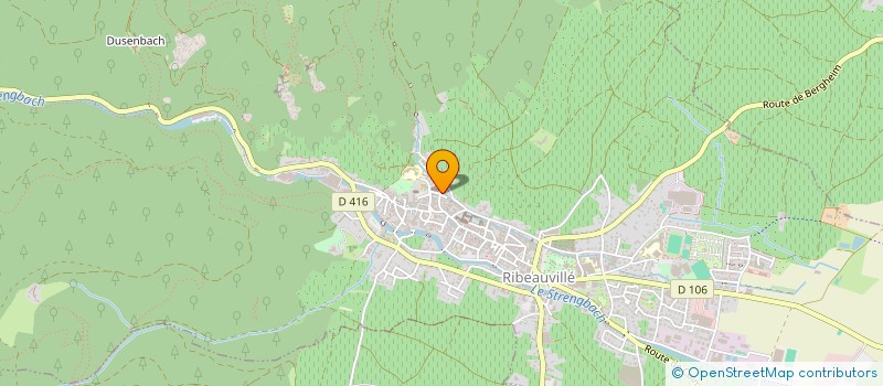 localisation de l'entreprise L'ATELIER DE RELIURE DU VAL SAINT GREGOIRE  RIBEAUVILLE