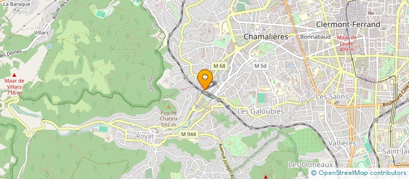 localisation de l'entreprise L'ATELIER DE ROYAT à CHAMALIERES