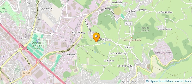 localisation de l'entreprise L'ATELIER DE SAINT JEAN  SAINT-JEAN-BONNEFONDS