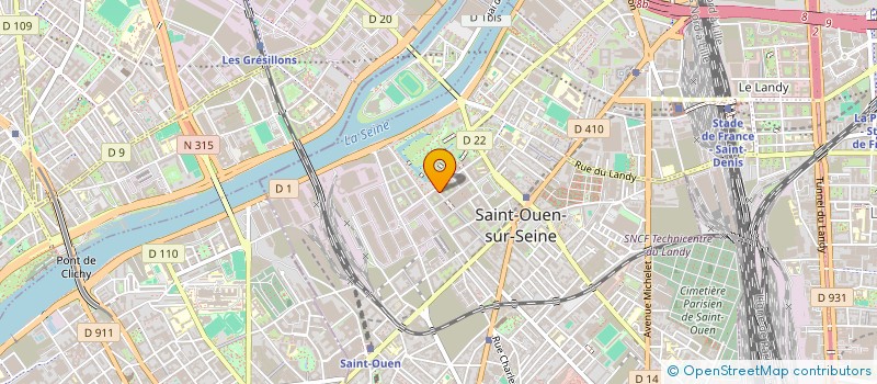localisation de l'entreprise L'ATELIER DE SAM à SAINT-OUEN-SUR-SEINE