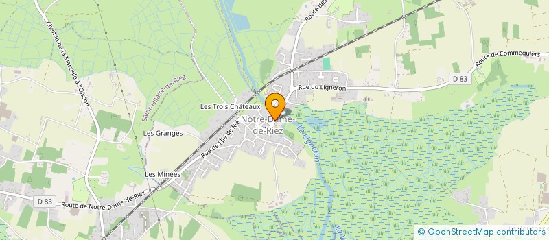 localisation de l'entreprise L'ATELIER DE SAMUELLE  NOTRE-DAME-DE-RIEZ