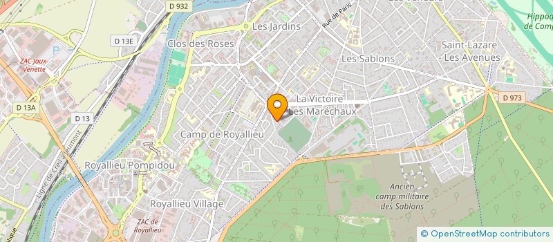 localisation de l'entreprise L'ATELIER DE SCULPTURE  COMPIEGNE