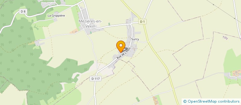 localisation de l'entreprise L'ATELIER DE SERRURERIE  MEZIERES-EN-VEXIN