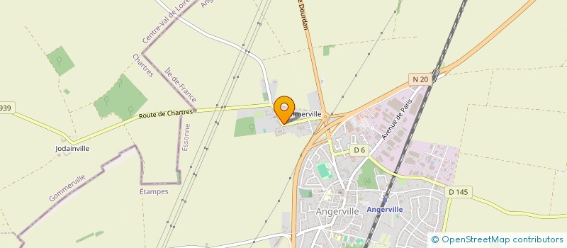 localisation de l'entreprise L'ATELIER DE SOF'COUTURE  ANGERVILLE