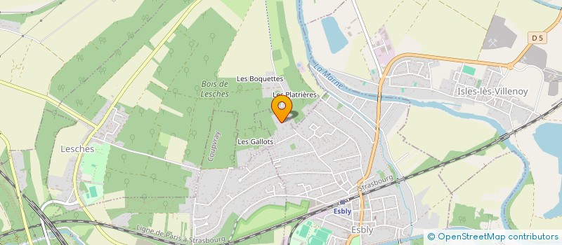 localisation de l'entreprise L'ATELIER DE SOPHROLOGIE à ESBLY