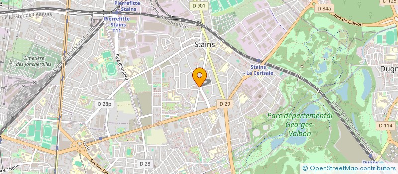 localisation de l'entreprise L'ATELIER DE STAINS  STAINS