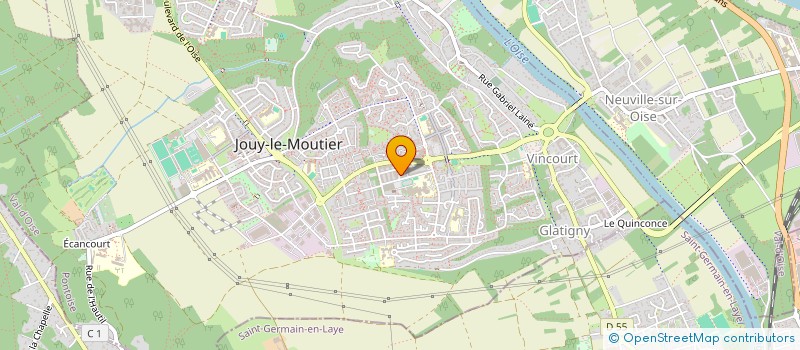 localisation de l'entreprise L'ATELIER DE THOMAS à JOUY-LE-MOUTIER