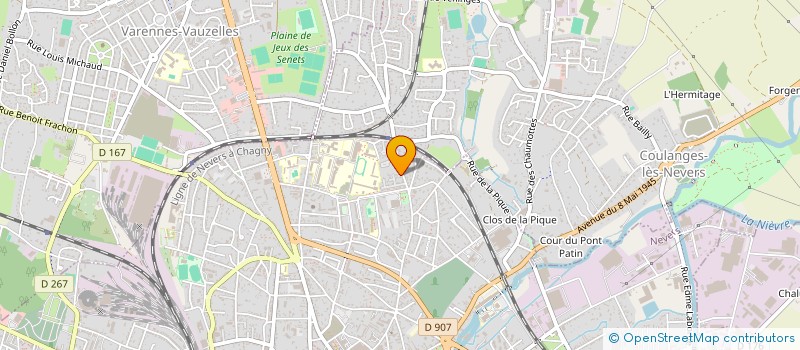 localisation de l'entreprise L'ATELIER DE TOM à NEVERS