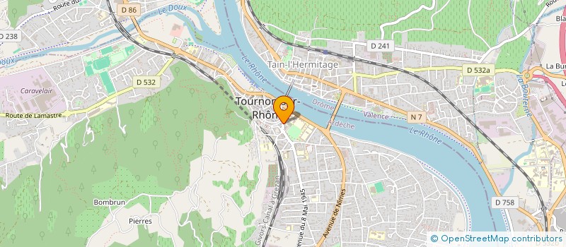localisation de l'entreprise L ATELIER DE TOURNON à TOURNON-SUR-RHONE