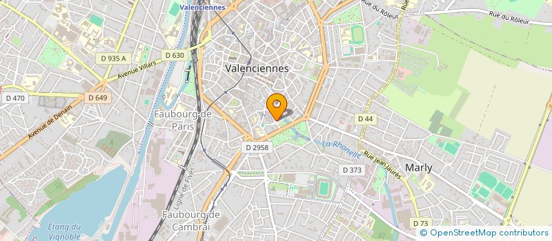 localisation de l'entreprise L'ATELIER DE TRAVAIL à VALENCIENNES